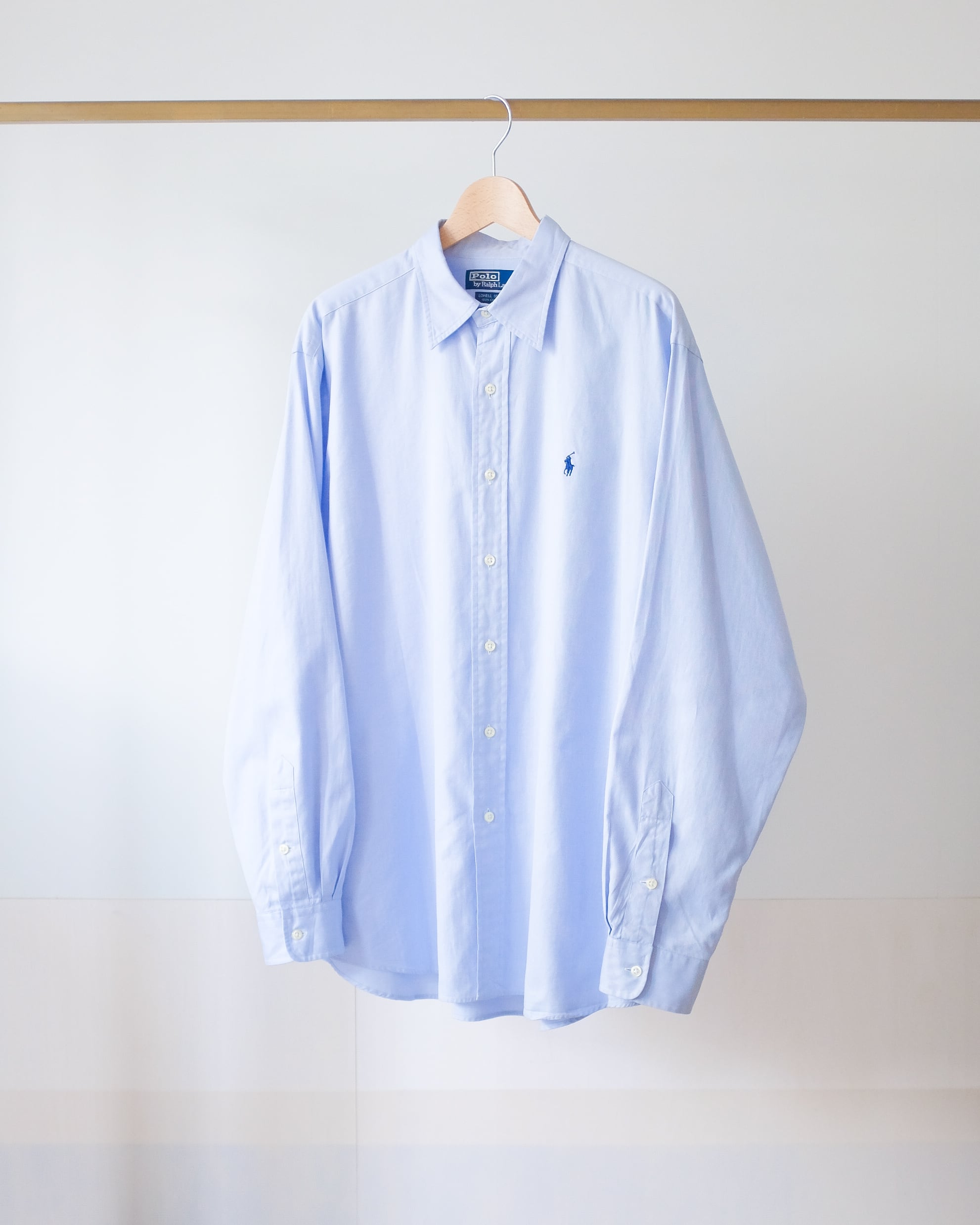 Ralph Lauren】LOWELL SPORTコットンヘリンボーンシャツ | 古着 通販