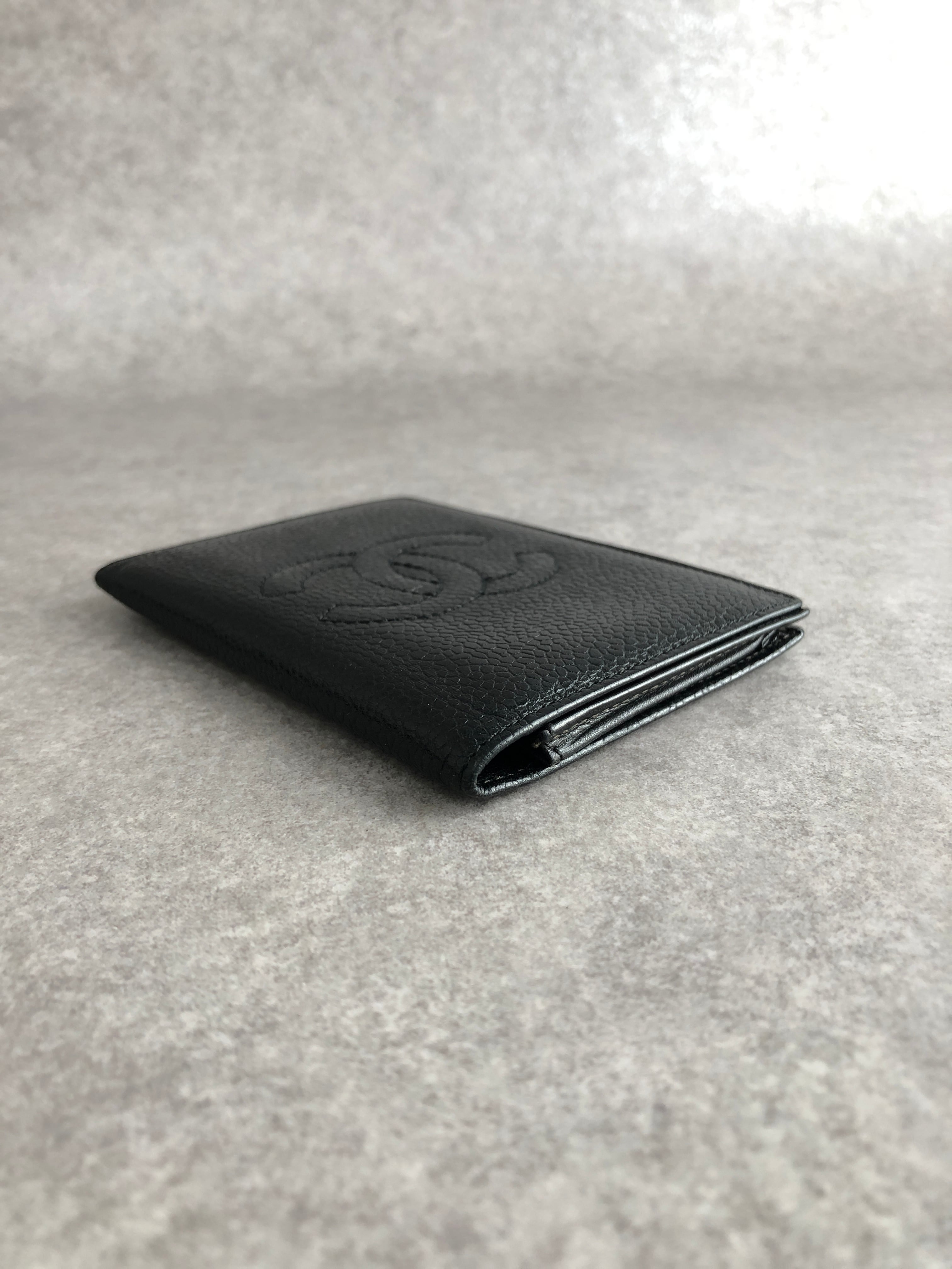 CHANEL シャネル カードケース ブラック ココマーク レザー vintage