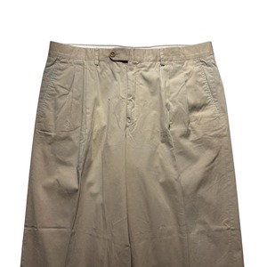 HERMES wide tucked chino pants