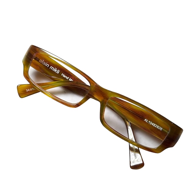 ALAIN MIKLI tortoiseshell pattern frame glasses