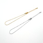 ステンレススキニーチェーンブレスレット