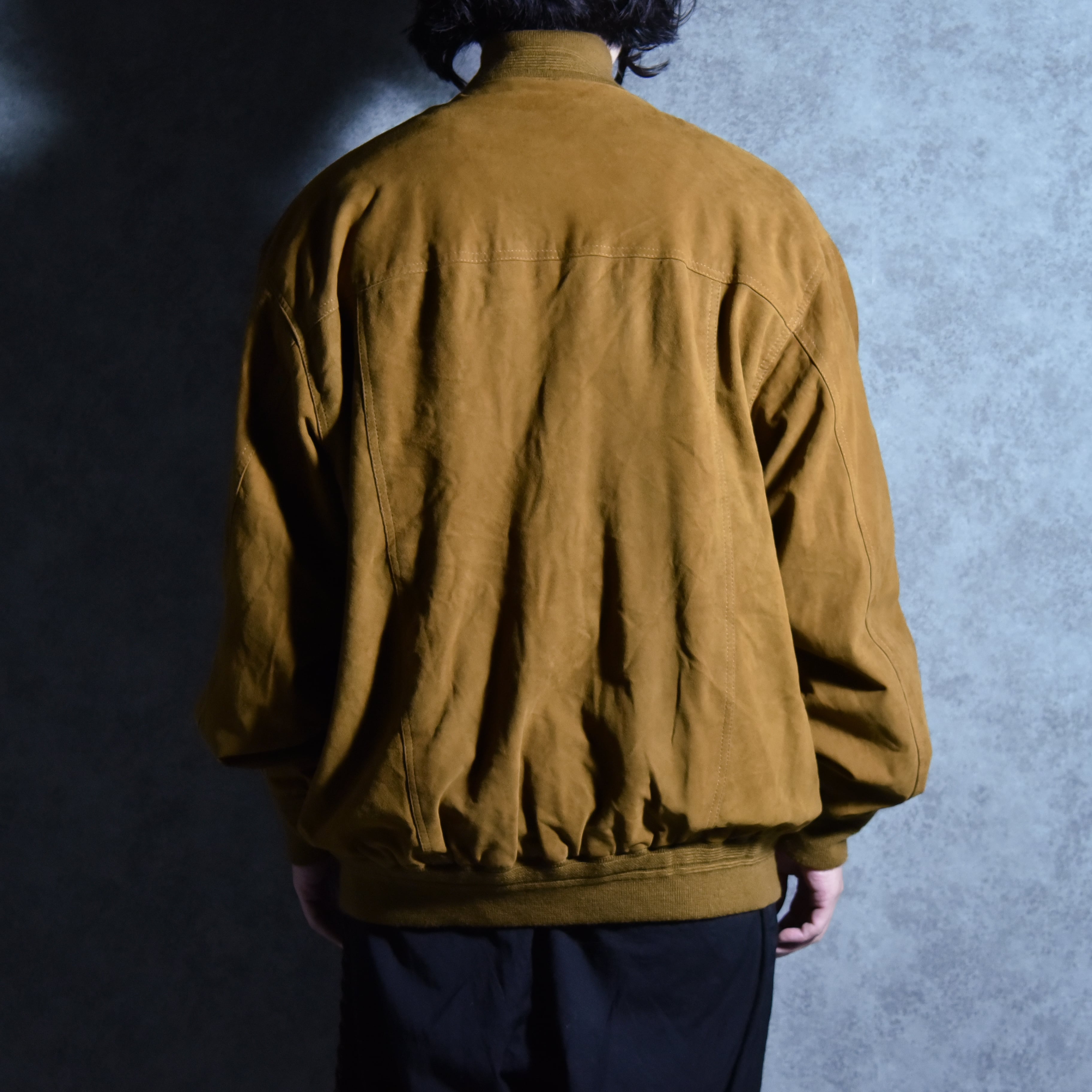 90s Italian Suede Leather Jacket VERA PELLE スエード レザー