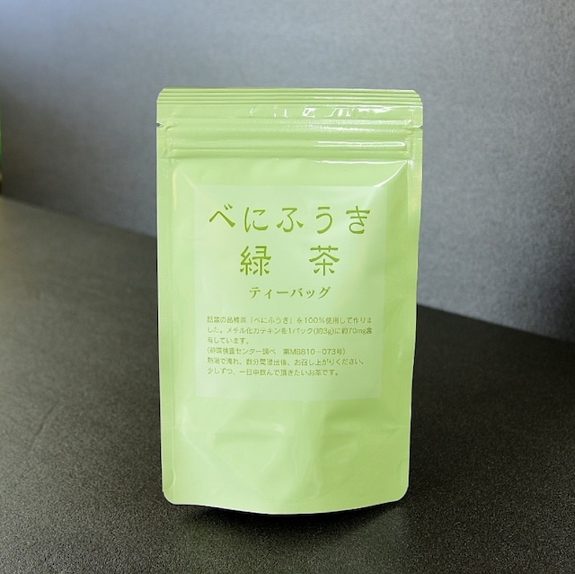 べにふうき　緑茶ティーバッグ　３ｇｘ１２包