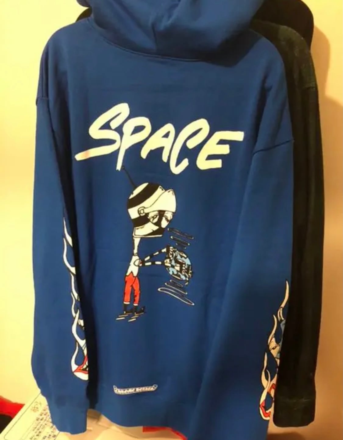 CHROME HEARTS クロムハーツ Matty Boy SPACE 青パーカー フーディ