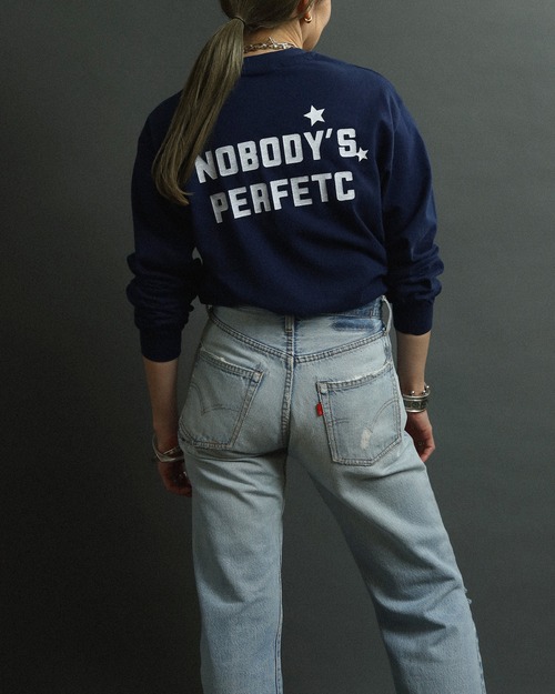1980-90's NOBODY'S PERFETC / T-Shirt - Navy