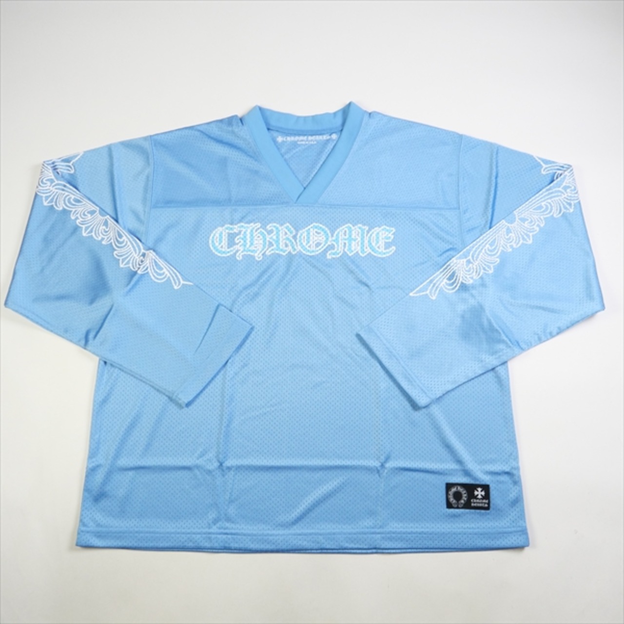 Size【L】 CHROME HEARTS クロム・ハーツ MESH WARM UP JERSEY BLUE 