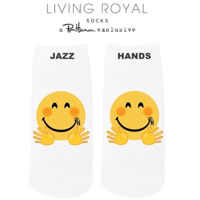 Ron Herman ロンハーマン　Exclusive RH Jazz Hands Emoji Ankle Socks