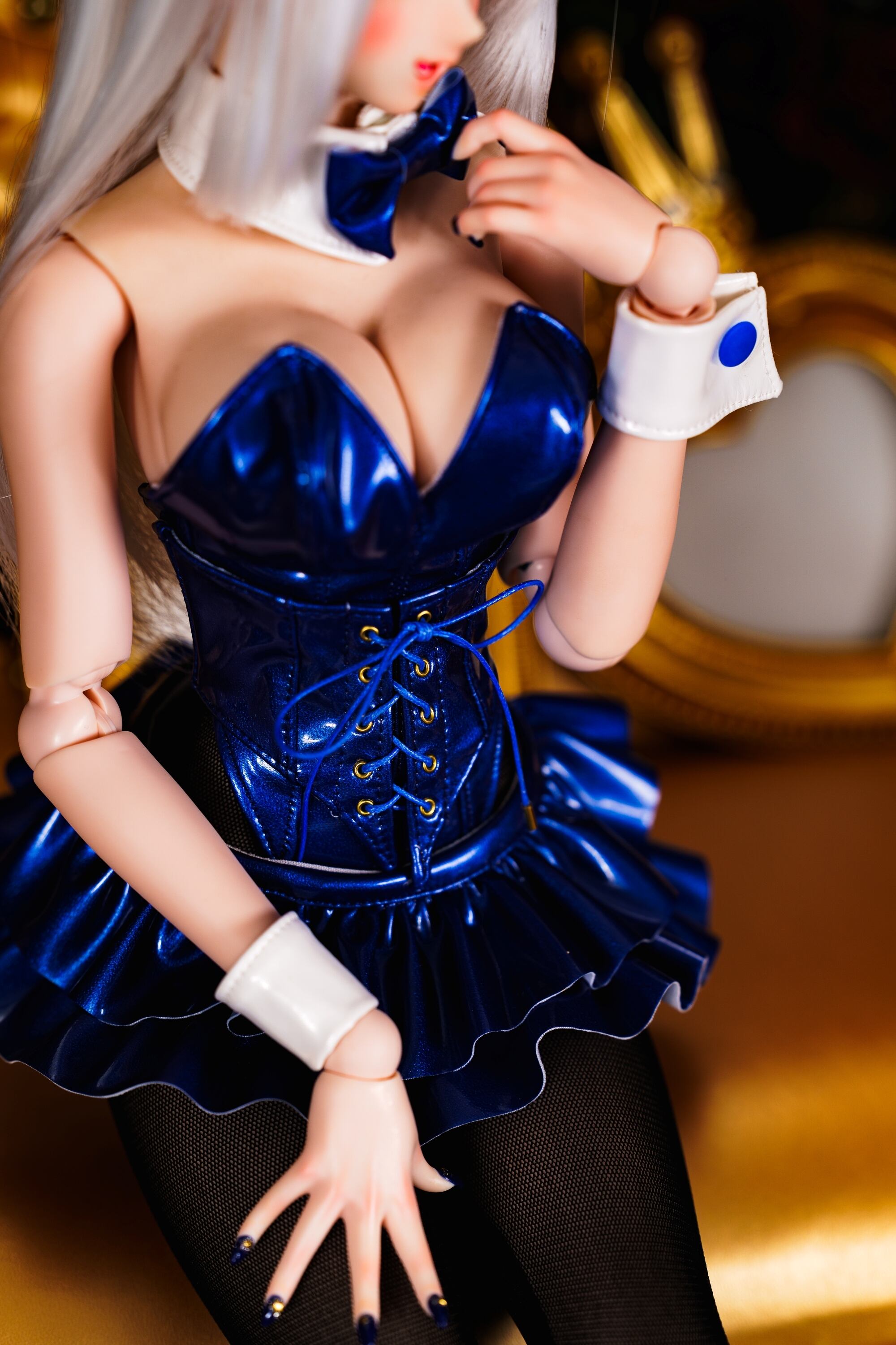 【MDD/もちあし2.0】グロスエナメルフリルスカート