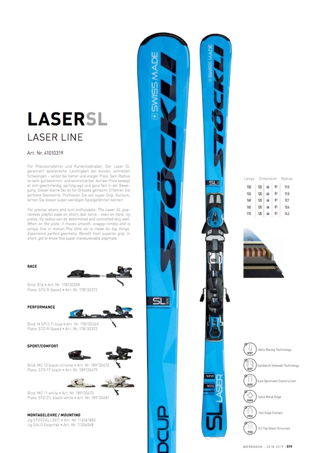 17'-19'｜LASER SL / R16 black X70