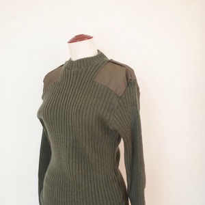 80s British army command sweater