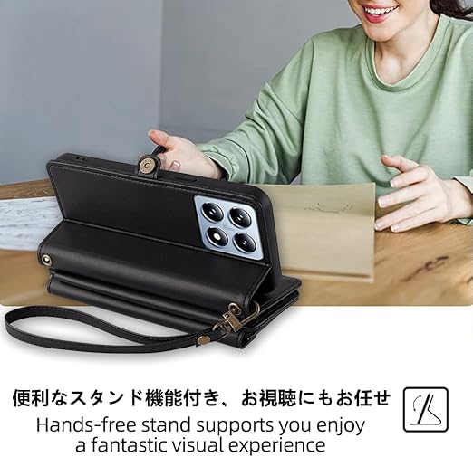 Xiaomi 14T Pro ケース 手帳型 通用 シャオミ14tプロ ショルダーケース