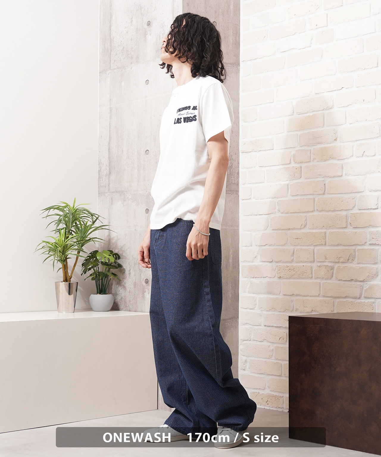 ◆リップデニム&ヒッコリー バレルレッグパンツ◆rs-100622