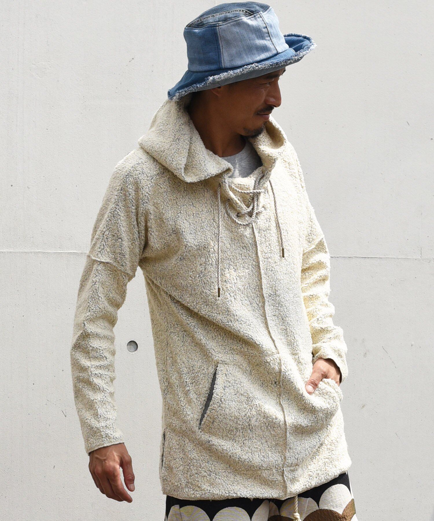 BURNOUT（バーンアウト）『21' AW collection』 ビッグシャツ（White