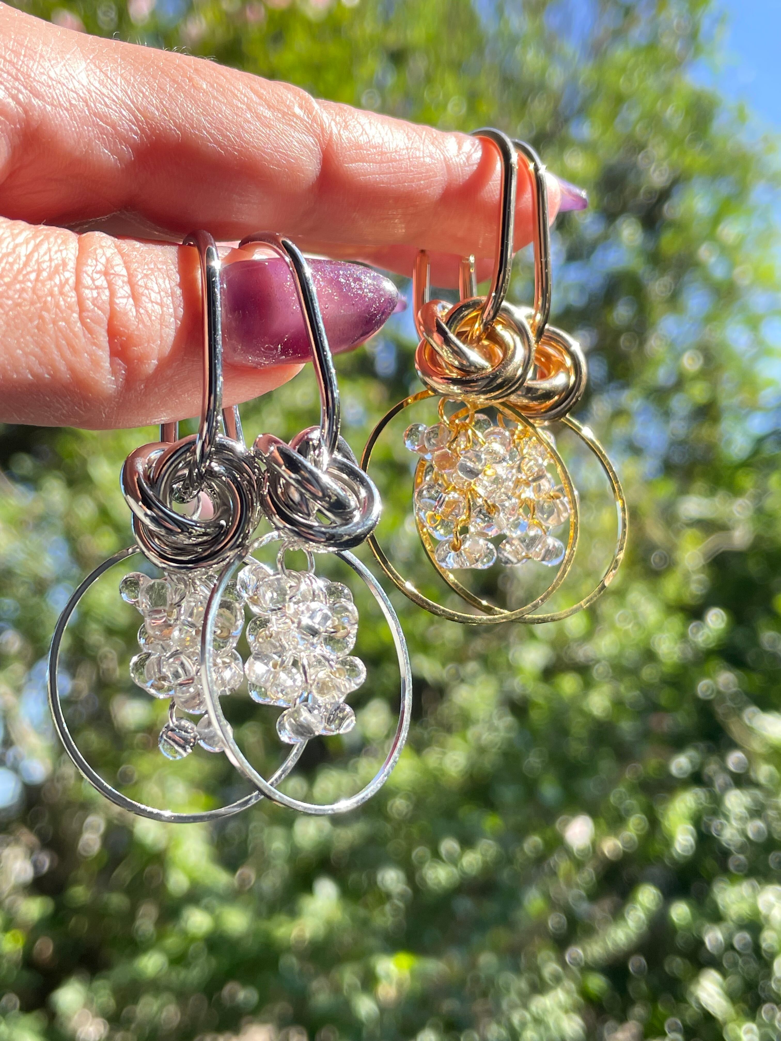 くるくる フープピアス ファルファーレ シルバー | 303 STORE