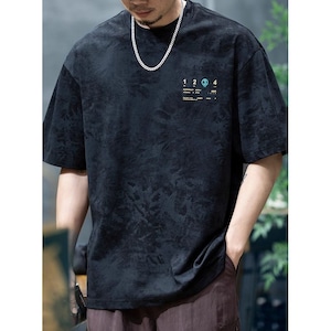 バックプリントナンバーグラフィックTシャツ 10097