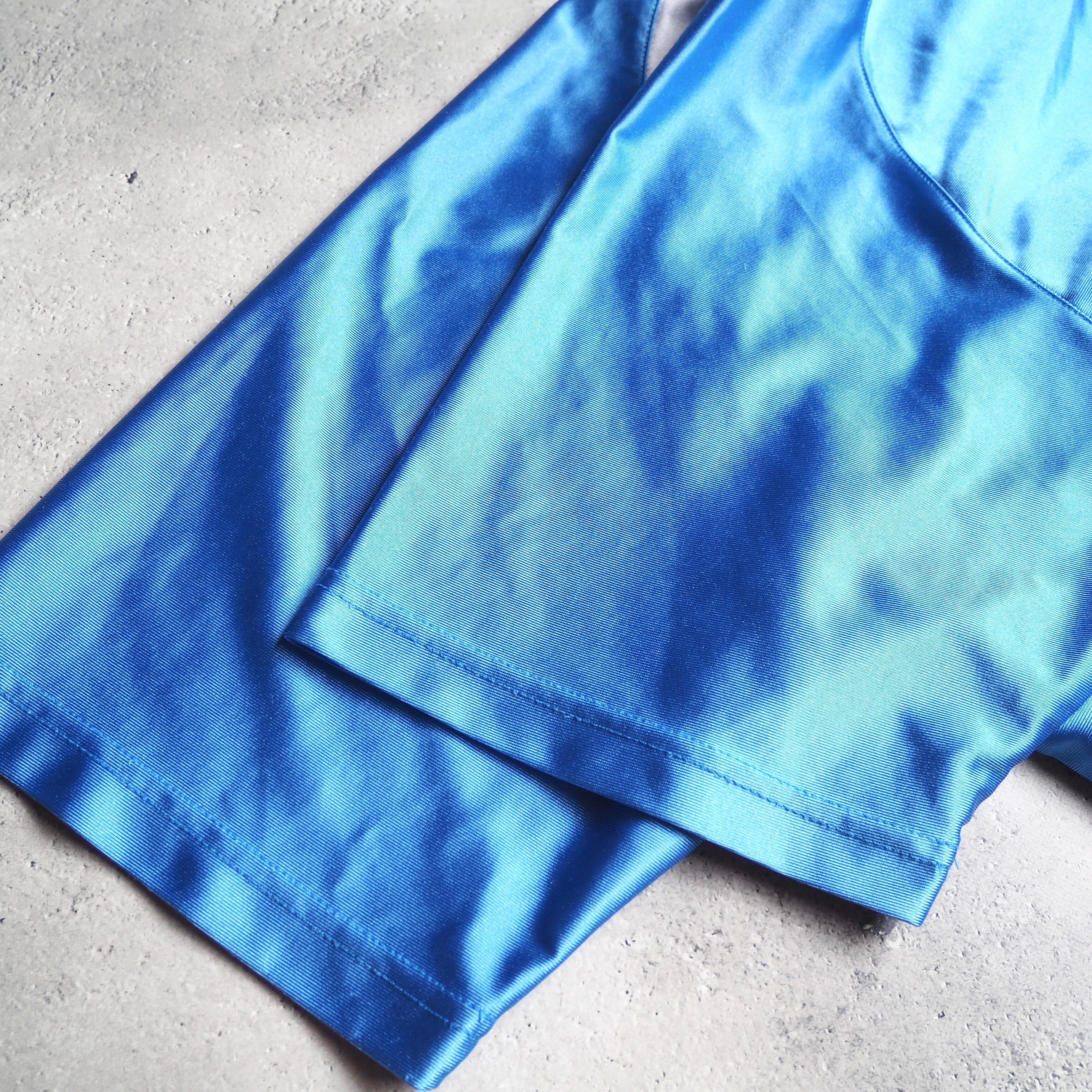 2000s ” NIKE ” Light Blue × White Bi color Game shirt