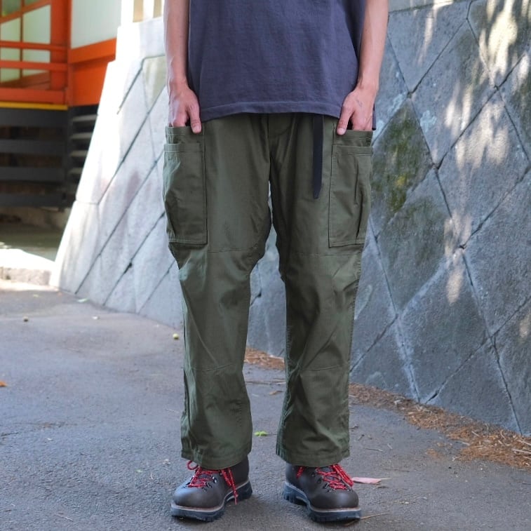 SASSAFRAS(ササフラス) Overgrown Pants 4/5-Olive-(SF-262339)