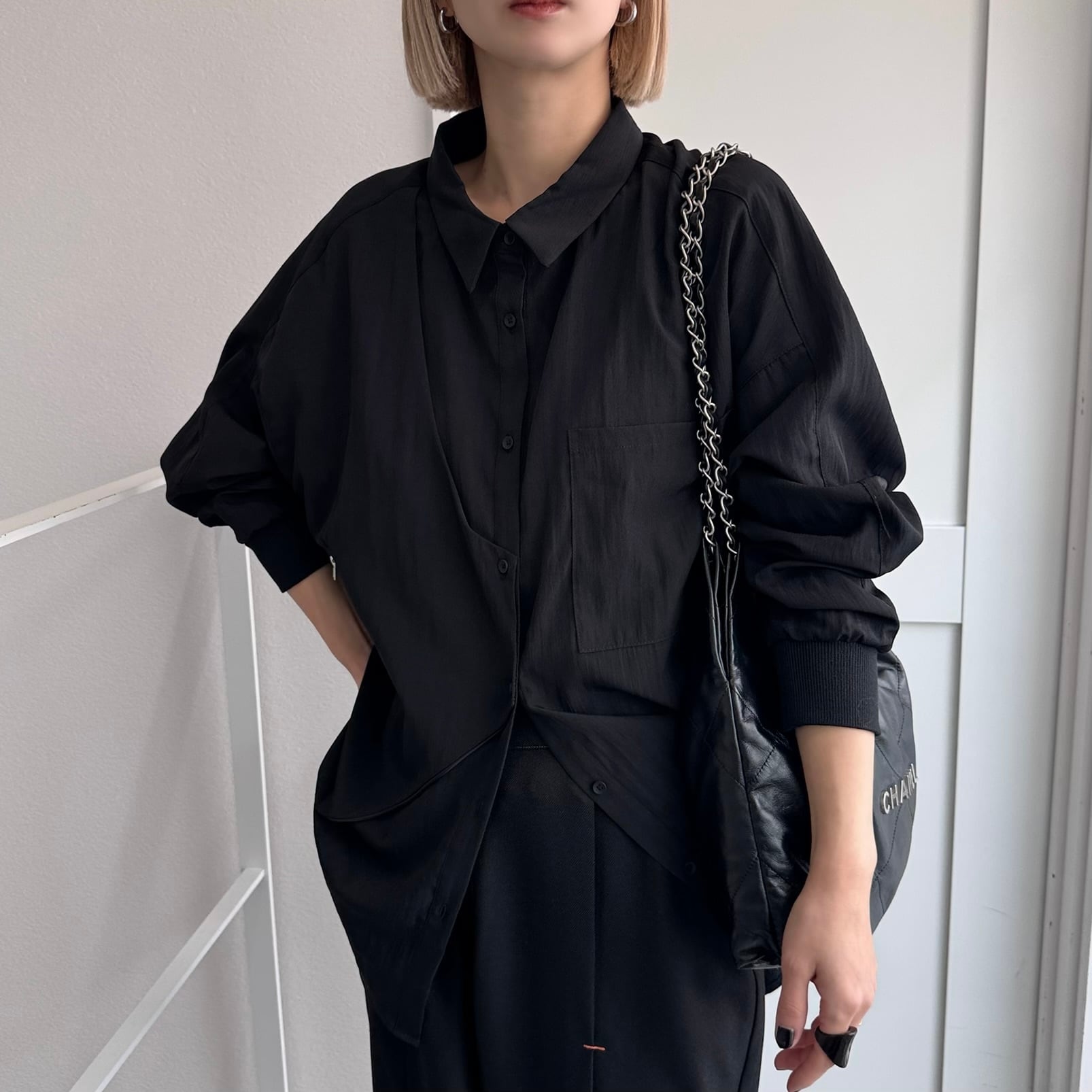 zipデザインオーバーSH/ブラック | CFT.