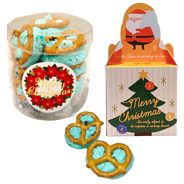 コピー：チョコミント メレンゲ プレッチェル クリスマス 箱入り