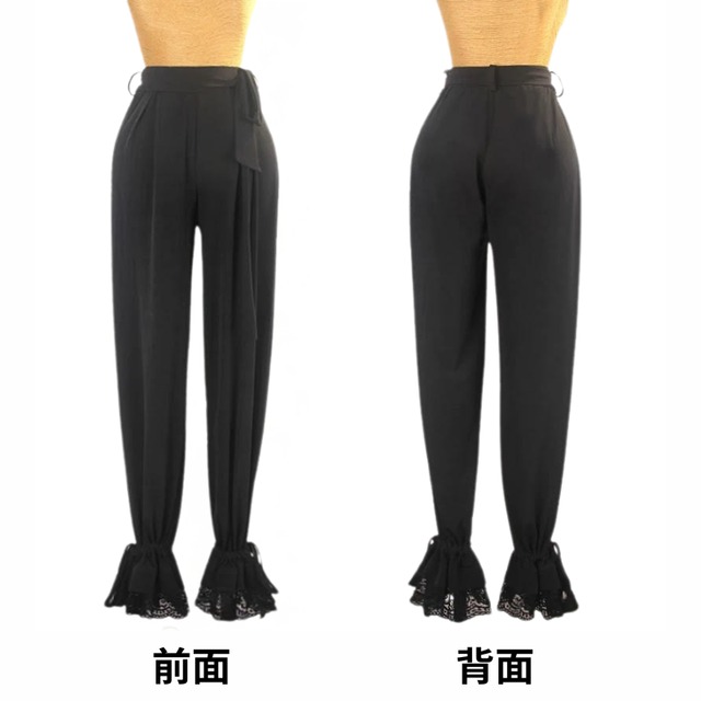 レースフリル ボリューム ダンスパンツ 1col　D00636
