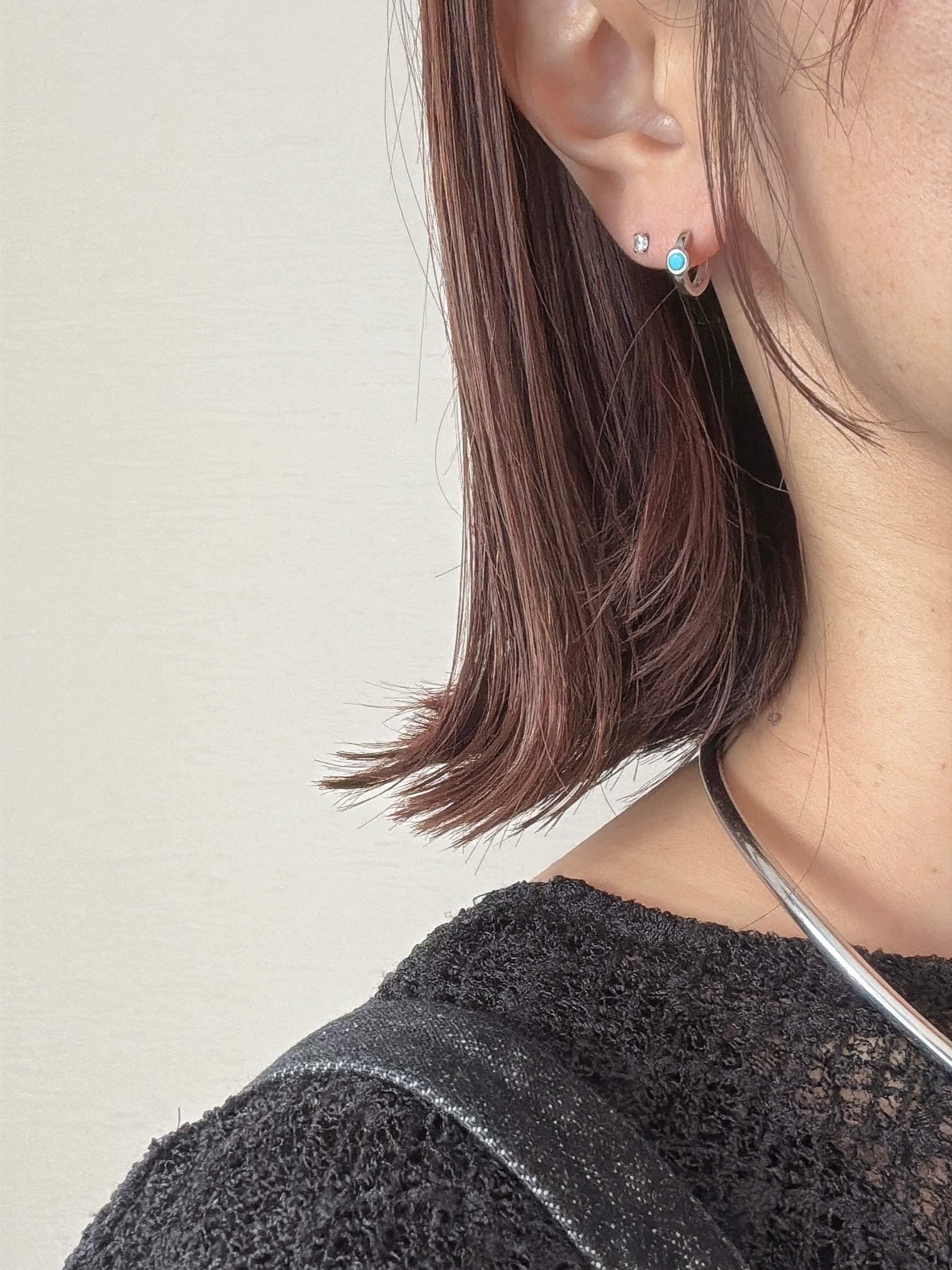 ターコイズミニピアス | joie