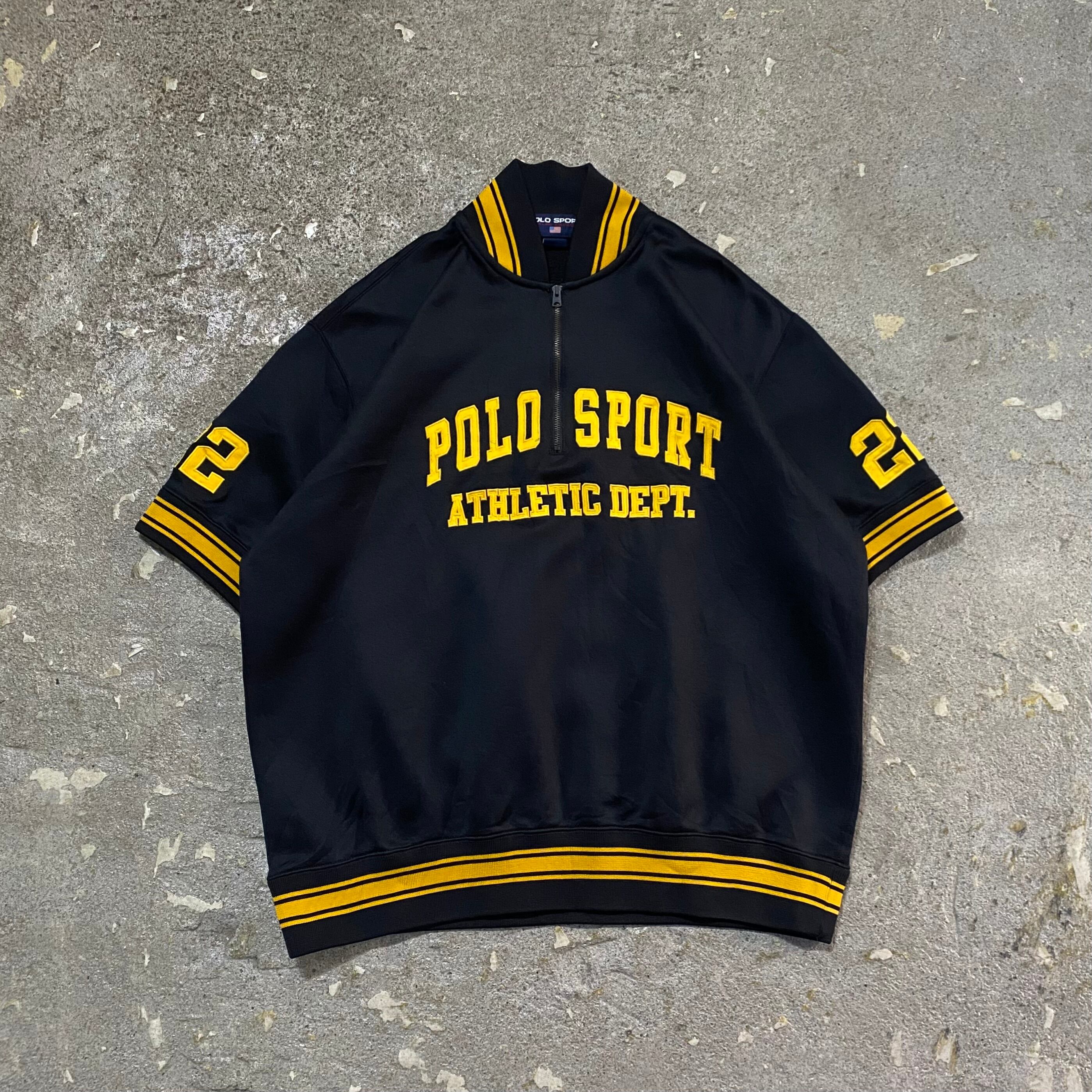 90s POLO SPORT S/S half zip pullover【仙台店】