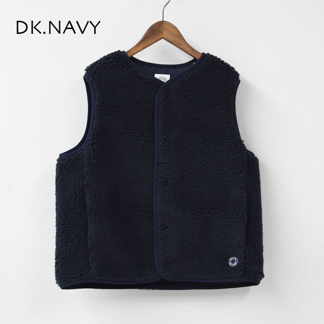 ORCIVAL [オーチバル・オーシバル] Boa Fleece Collarless Vest [OR