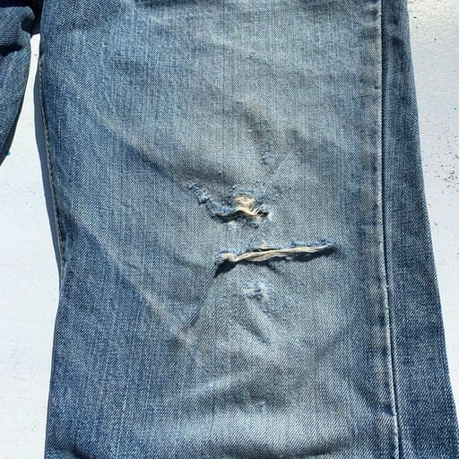 70's Levi's リーバイス 517 66前期 ブーツカットデニム 刻印2 バック