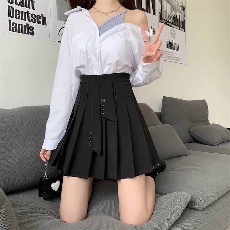 プリーツスカート Aライン ミニ スカート プリーツ ショート丈