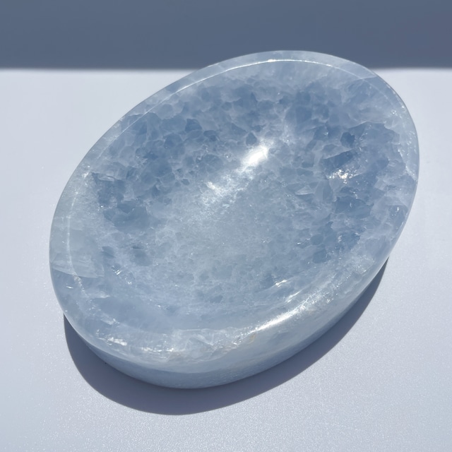 セレスタイト オーバルのうつわ 03◇ Celestite ◇ 天然石・鉱物・パワーストーン