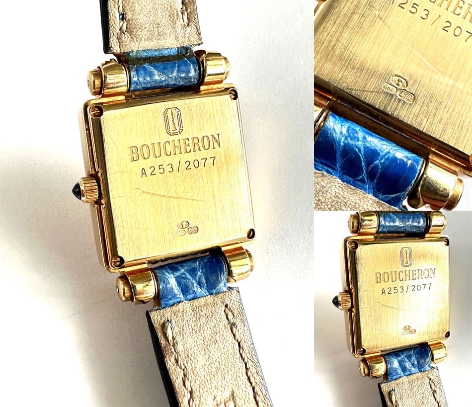 BOUCHERON ブシュロン リフレ ウォッチ K18 YG 金無垢 68P BOUCHERON ブシュロン リフレ ウォッチ K18 YG 金無垢 68P