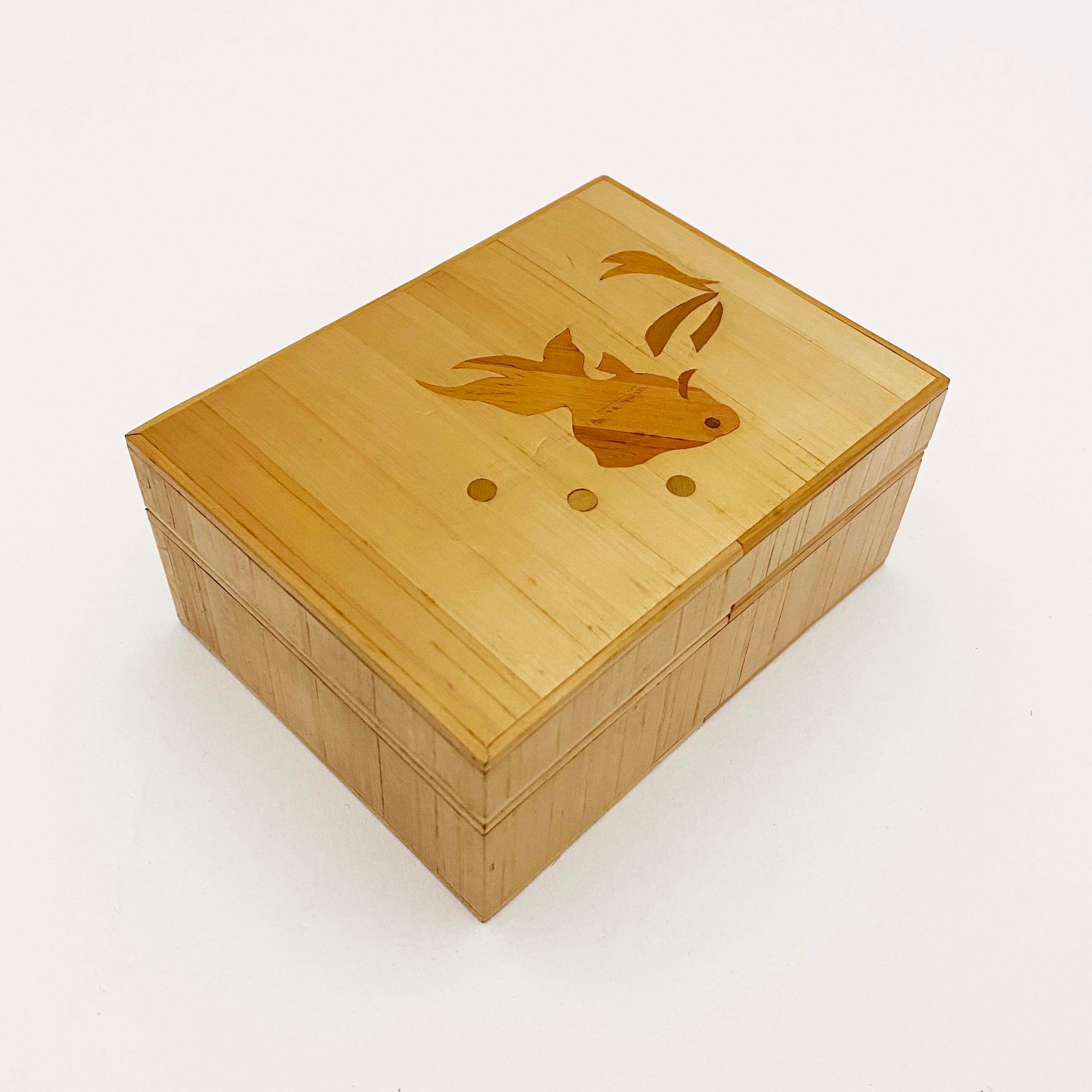 城崎の麦わら細工箱（金魚） | kokeshka