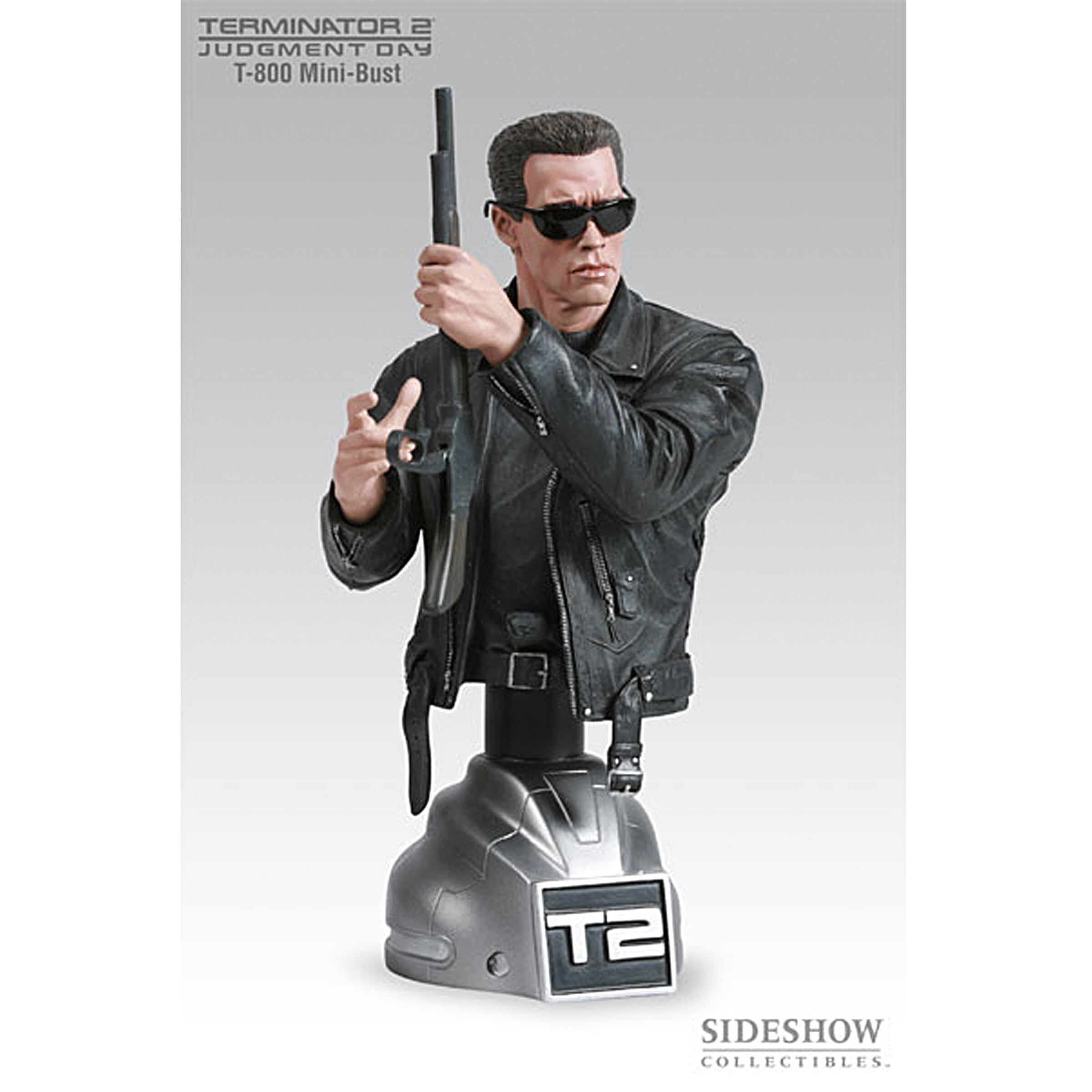 サイドショウ T2 T-800 コレクティブル・ミニ・バスト未開封 