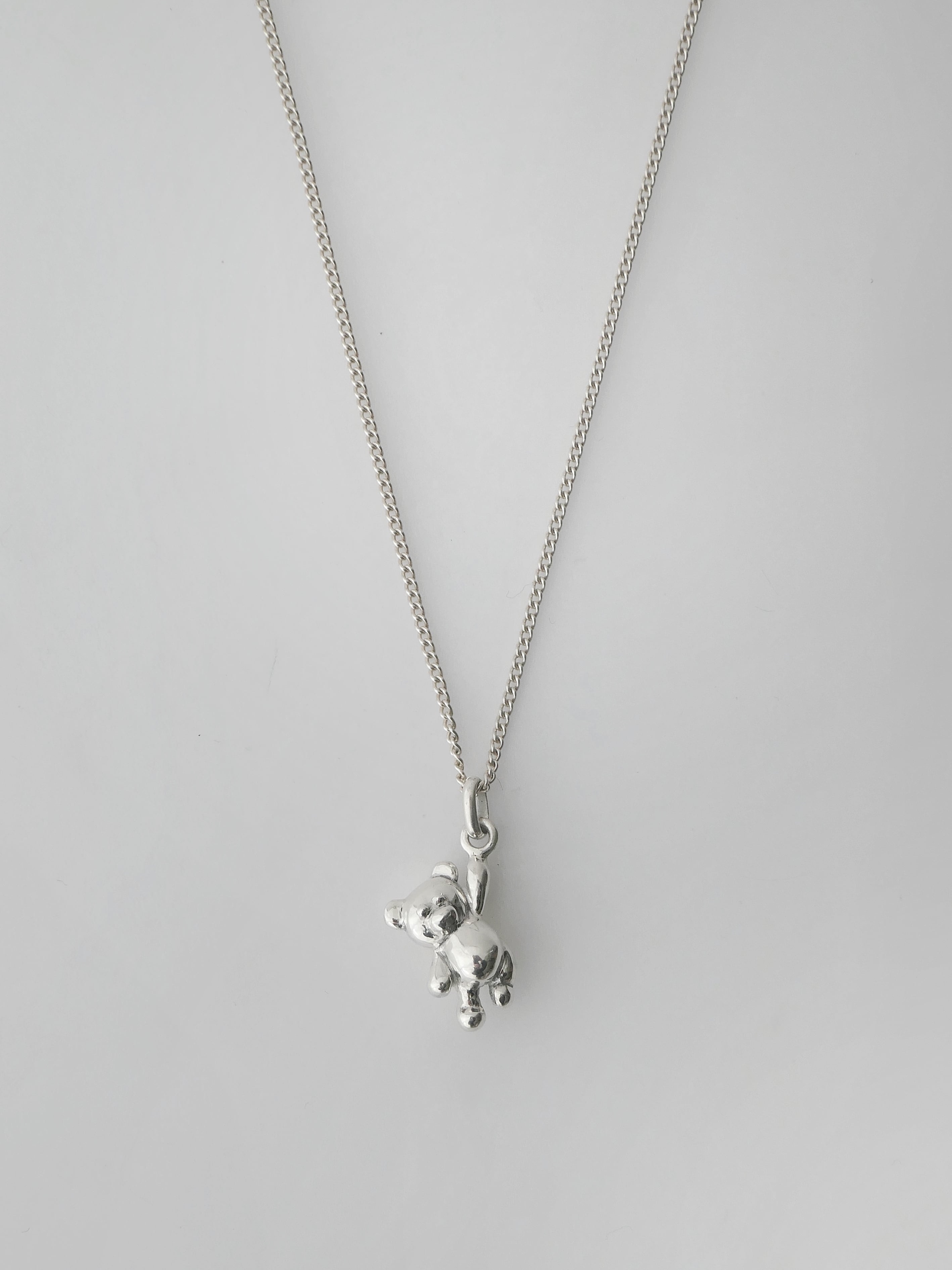 【受注品】teddy bear charm necklace