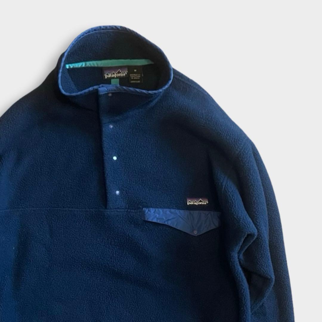 Patagonia 1996年 シンチラスナップT ジャマイカ製 L グレー 美品 XL 