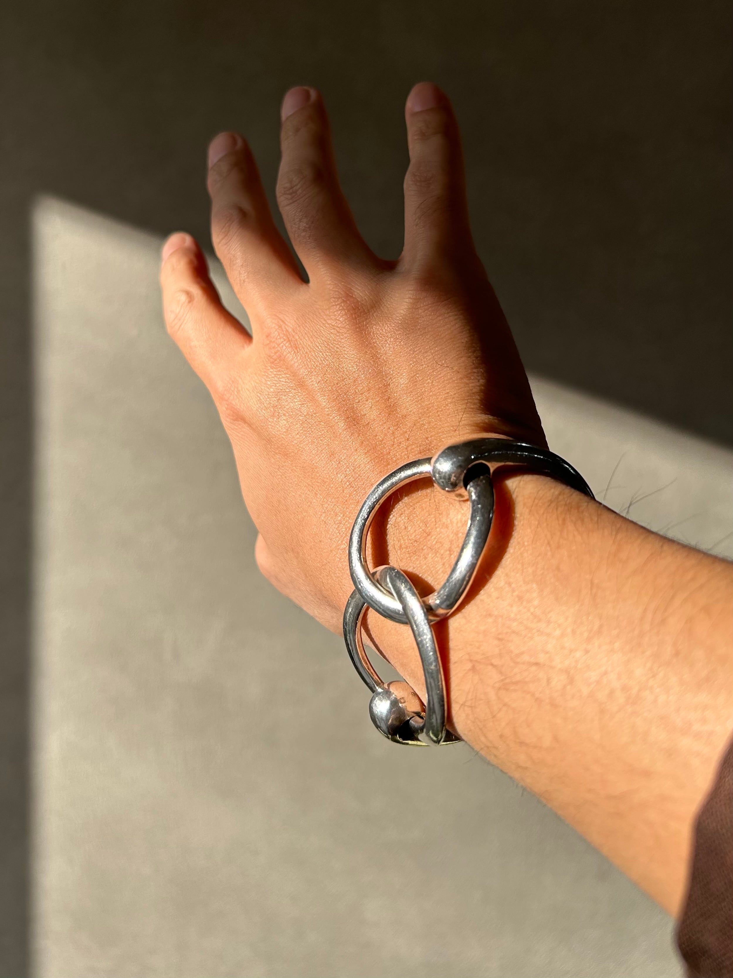 Gaëtan de Percin 70s Double Loop Bracelet/France | POED VINTAGE