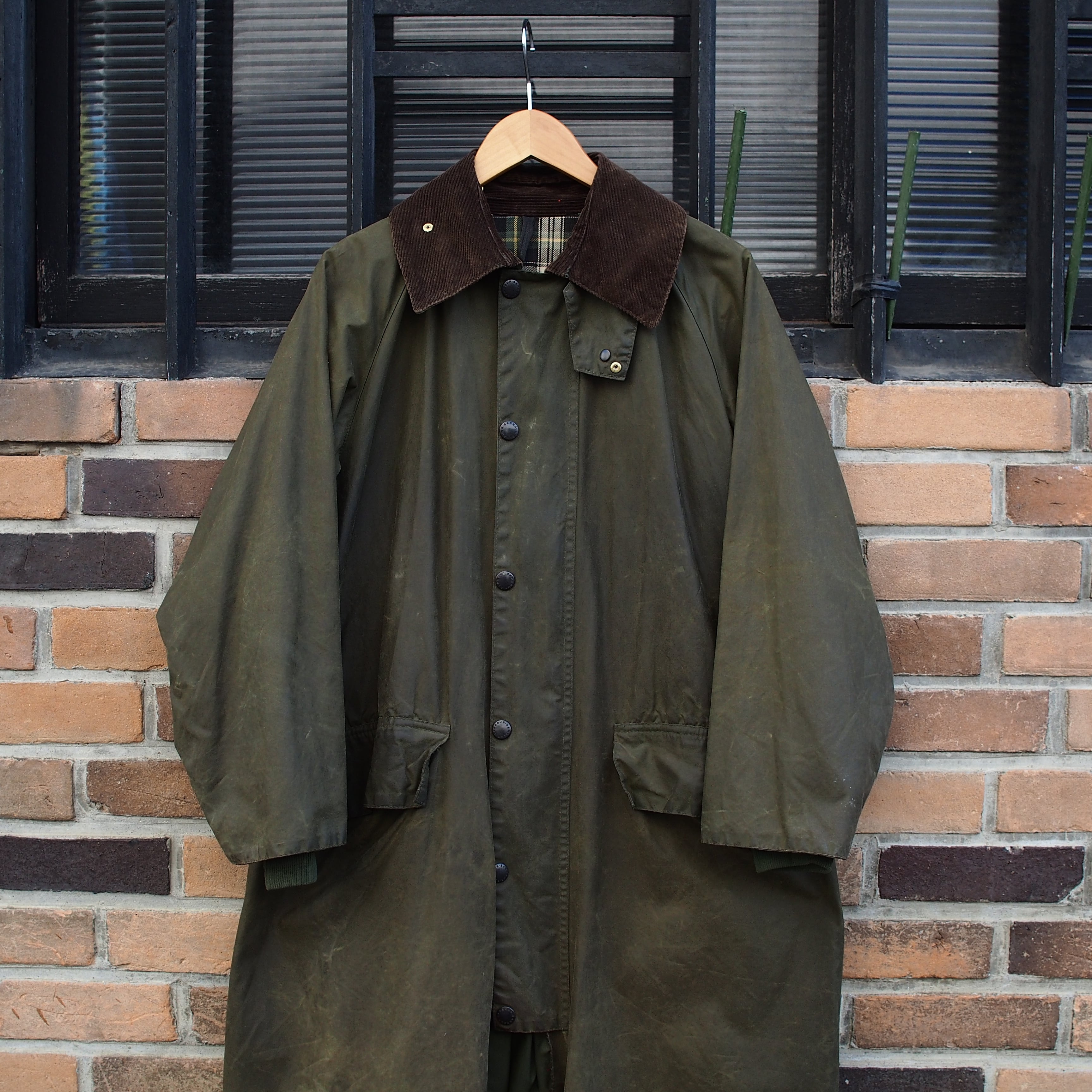 UK 1980's Barbour “BURGHLEY” ビンテージ バブアー オイルド