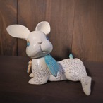 翼の葉影うさぎと小鳥 no.44 white