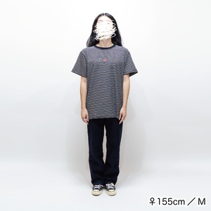 HOWDY Border TEE [ホワイト×ブラック]