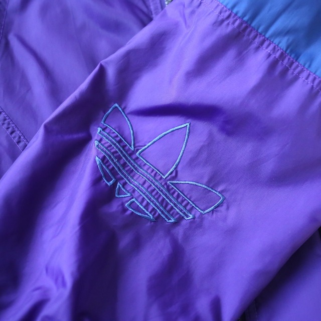 "adidas" good coloring bi-color XXL over silhouette nylon blouson