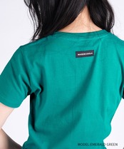 【直営限定ITEM】COOLA MADE®エンブロイダリーコンパクトTシャツ (EMERALD GREEN) CQ-47067H