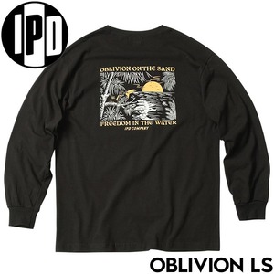 ロングスリーブTEE ロンT IPD アイピーディー OBLIVION L/S TEE IPDLSOB-906 BLK 日本代理店正規品L