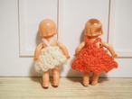 赤白ニットの双子ドール 2体セット（ペイントロスあり） 画像8