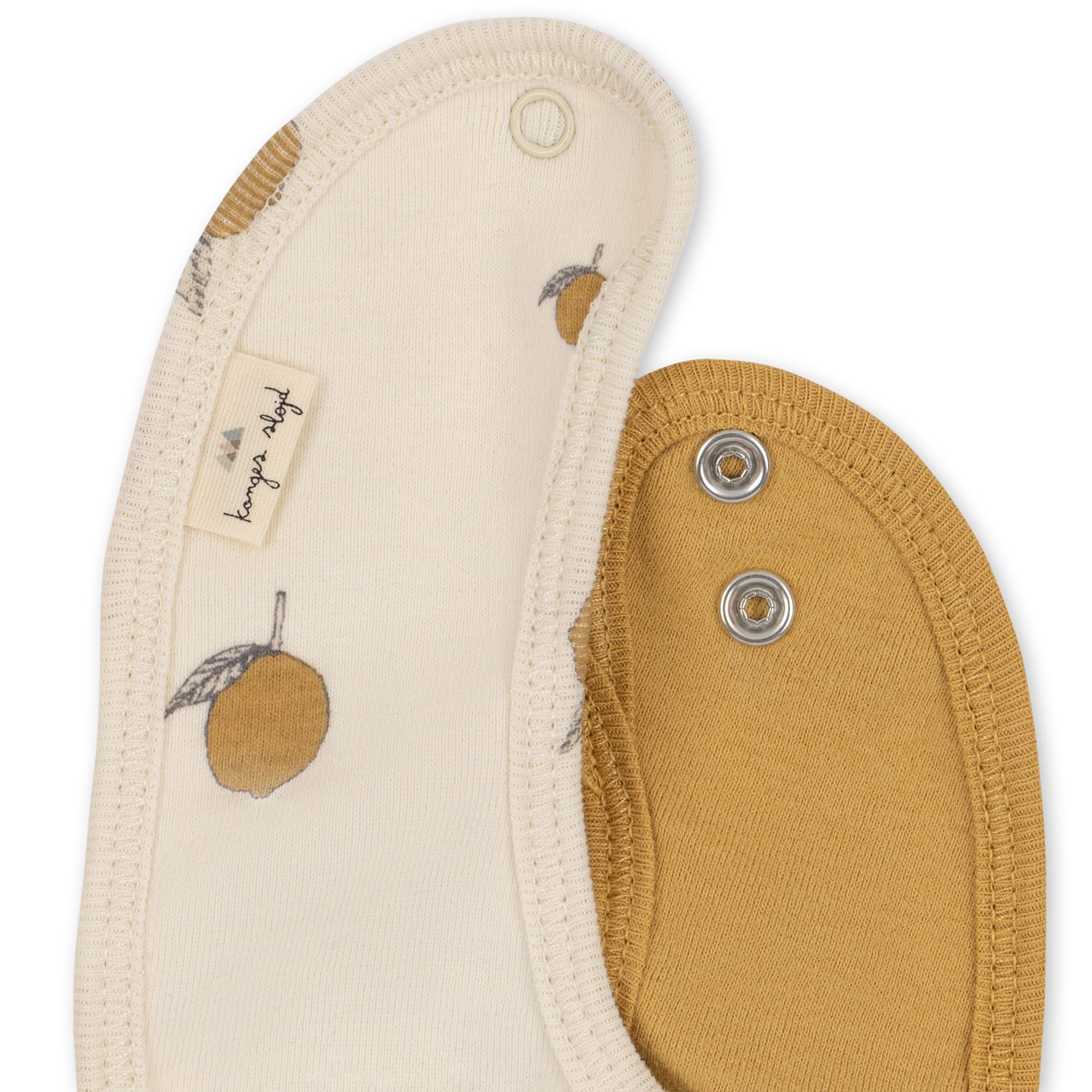RE STOCK】2 PACK BIBS LEMON 【Konges Sloejd コンゲススロイド