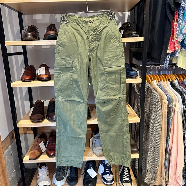 1970'S US ARMY JUNGLE FATIGUE CARGO PANT 3rd XS-R
