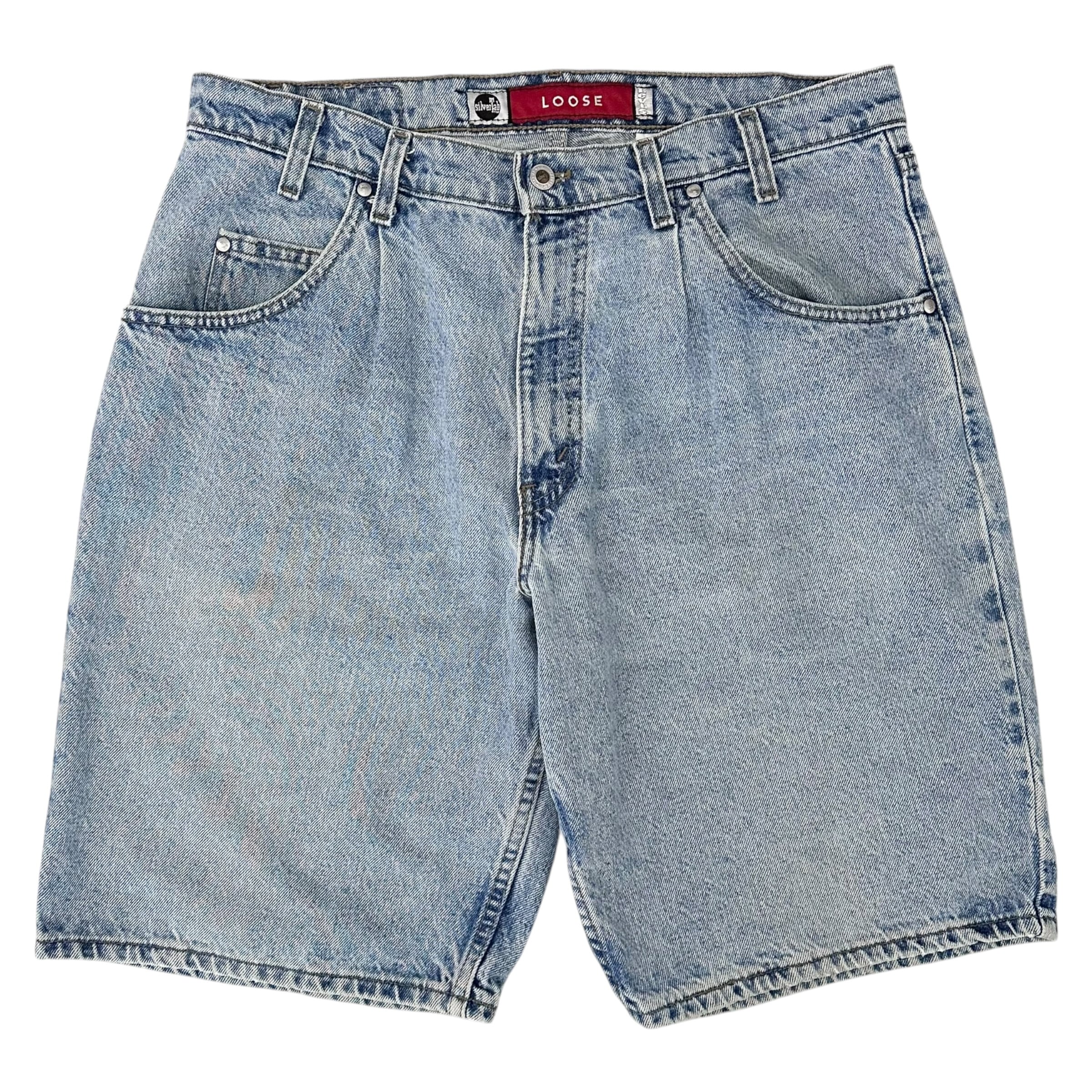 90s SILVER TAB DENIM SHORTS (W36) | BerBerJin Yuhodo