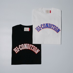 （ WHITE ）HI-COLLEGE LONG SLEEVE BIG SILHOUETTE TEE