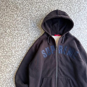 Supreme / Thermal zip up hoodie sizeL