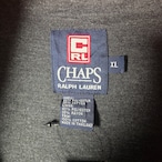 90s CHAPS RALPH LAUREN ナイロンジャケット ブルー 袖ロゴ XL