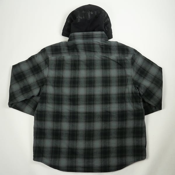 Size【XL】 SUPREME シュプリーム 21AW Hooded Flannel Zip Up Shirt